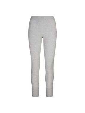 SKIMS Light Heather Gray Ribbed Leggings